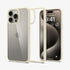 ACS07209 - iPhone 15 Series Ultra Hybrid Case in Natural Titanium showing the back